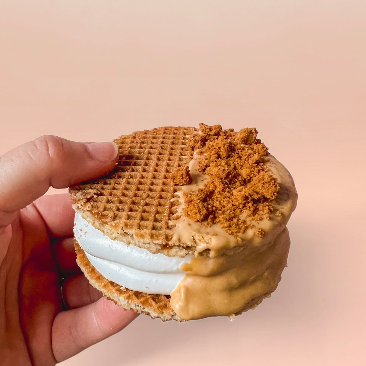 Biscoff Marshmallow Sandwich