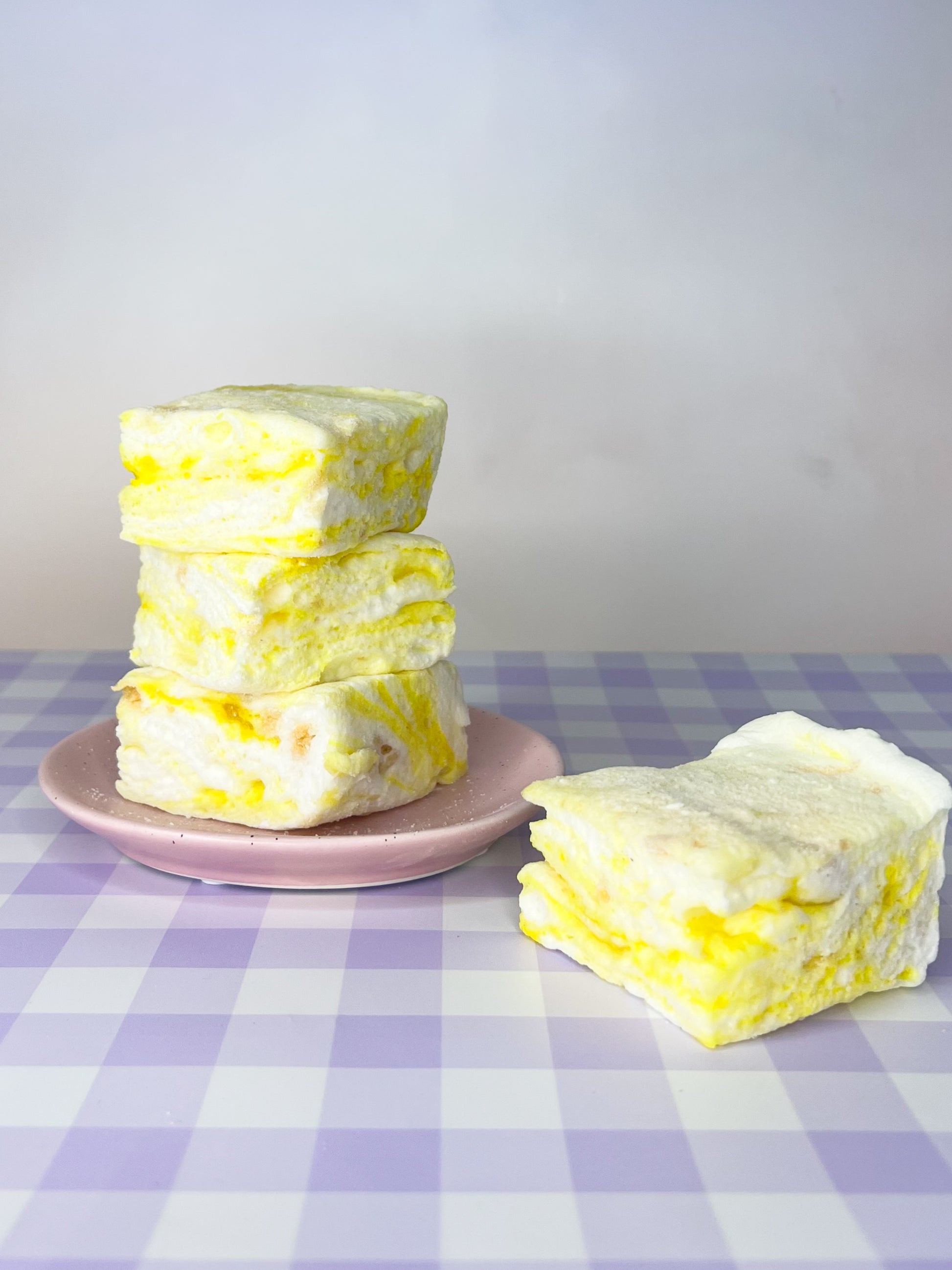 Lemon shortbread marshmallows 