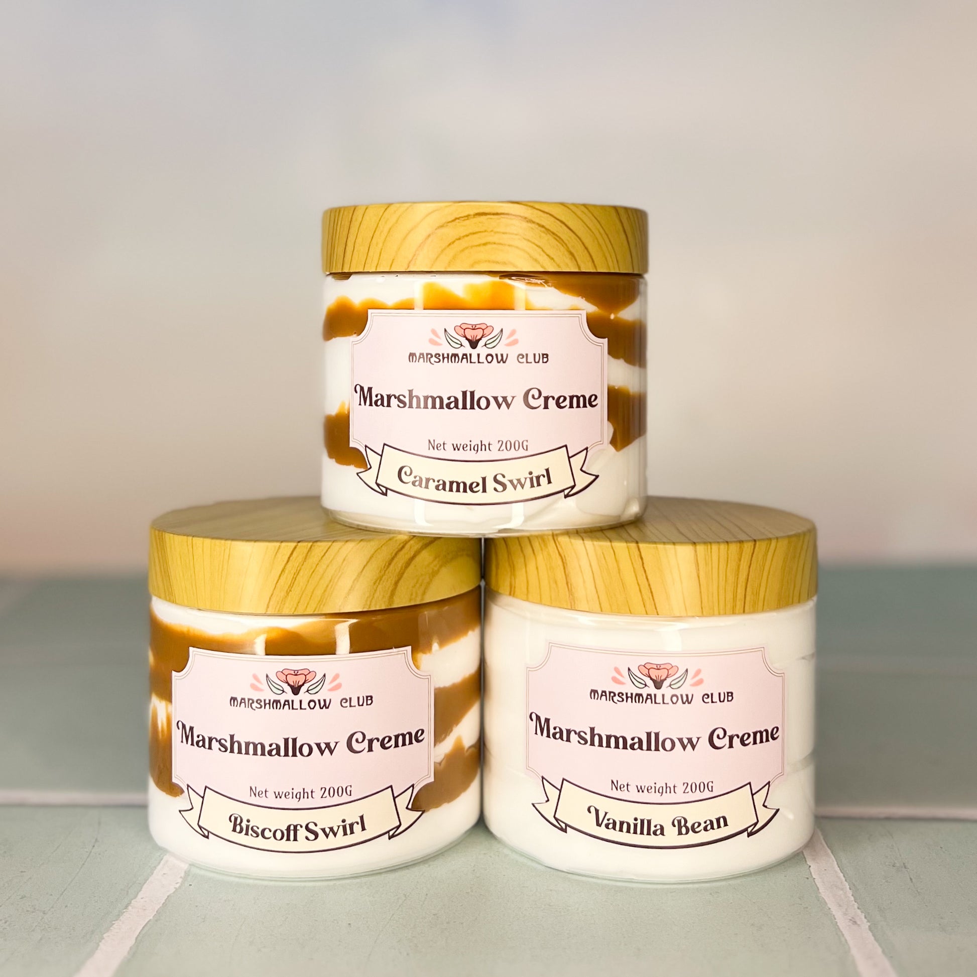 Handmade marshmallow creme