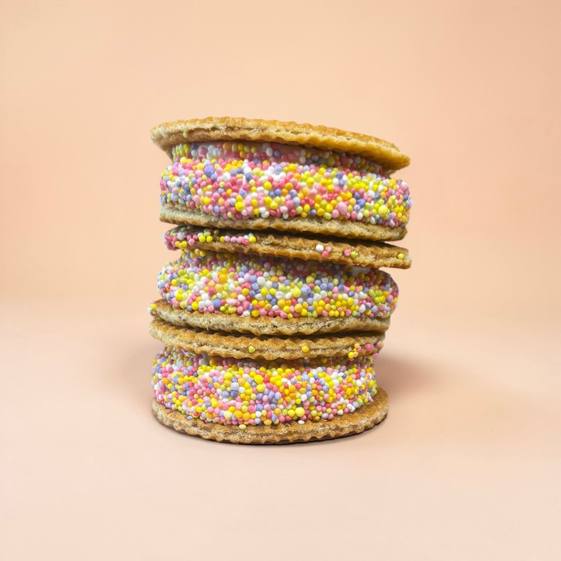 Stroopwaffel Sandwich stack