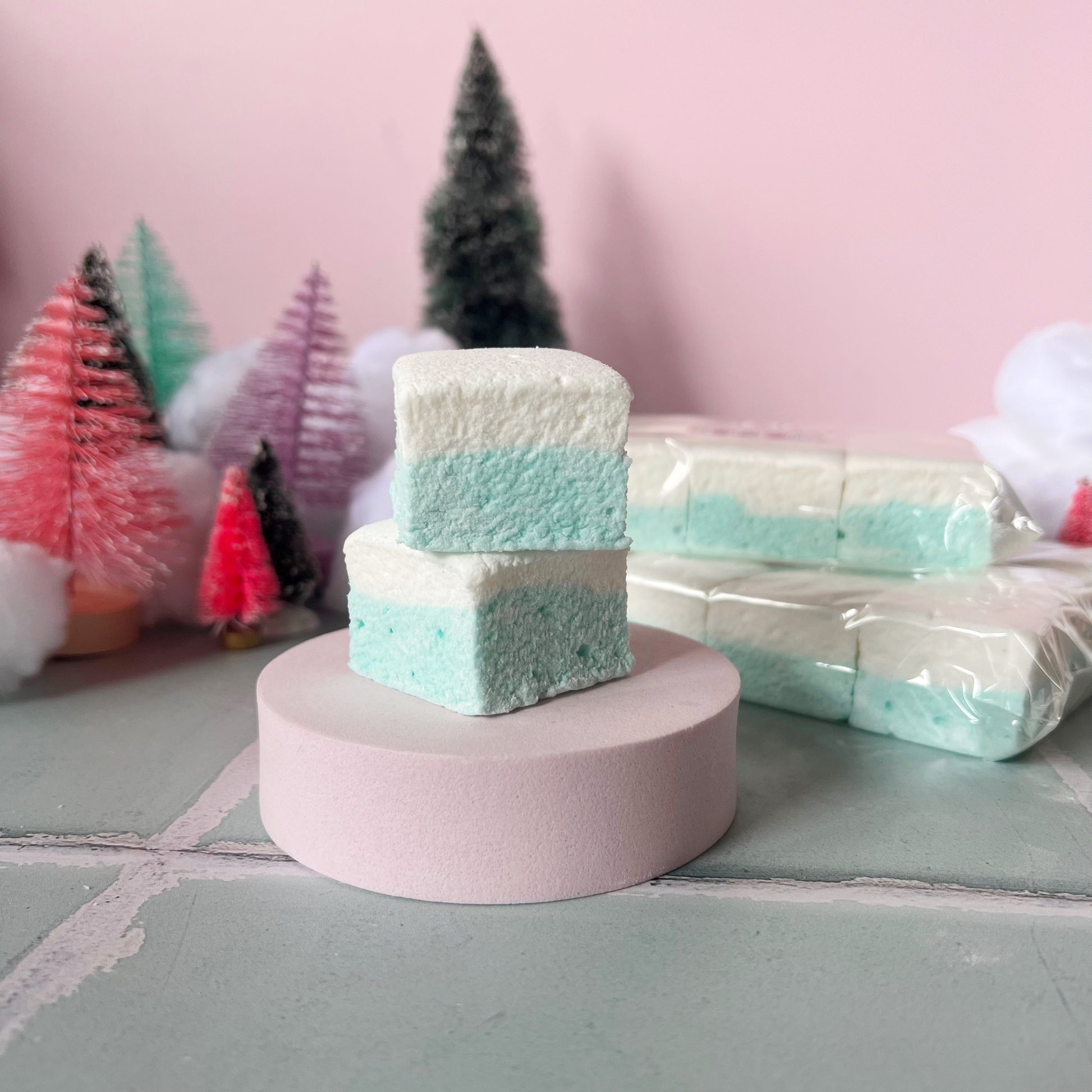 Peppermint Cream Marshmallows
