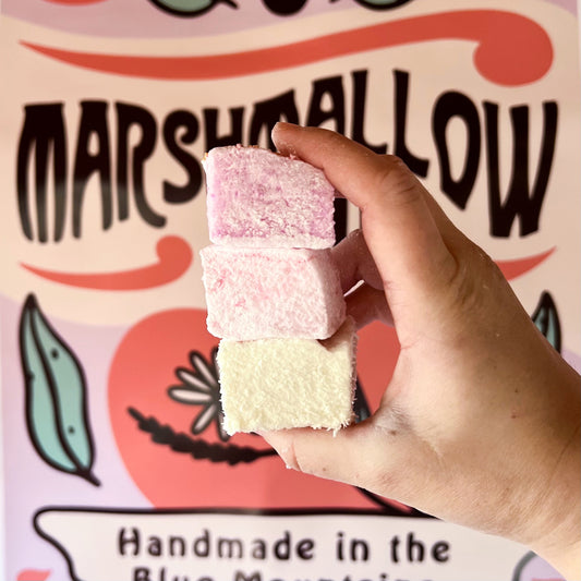 Handmade vegan marshmallows